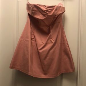 Mini strapless dress